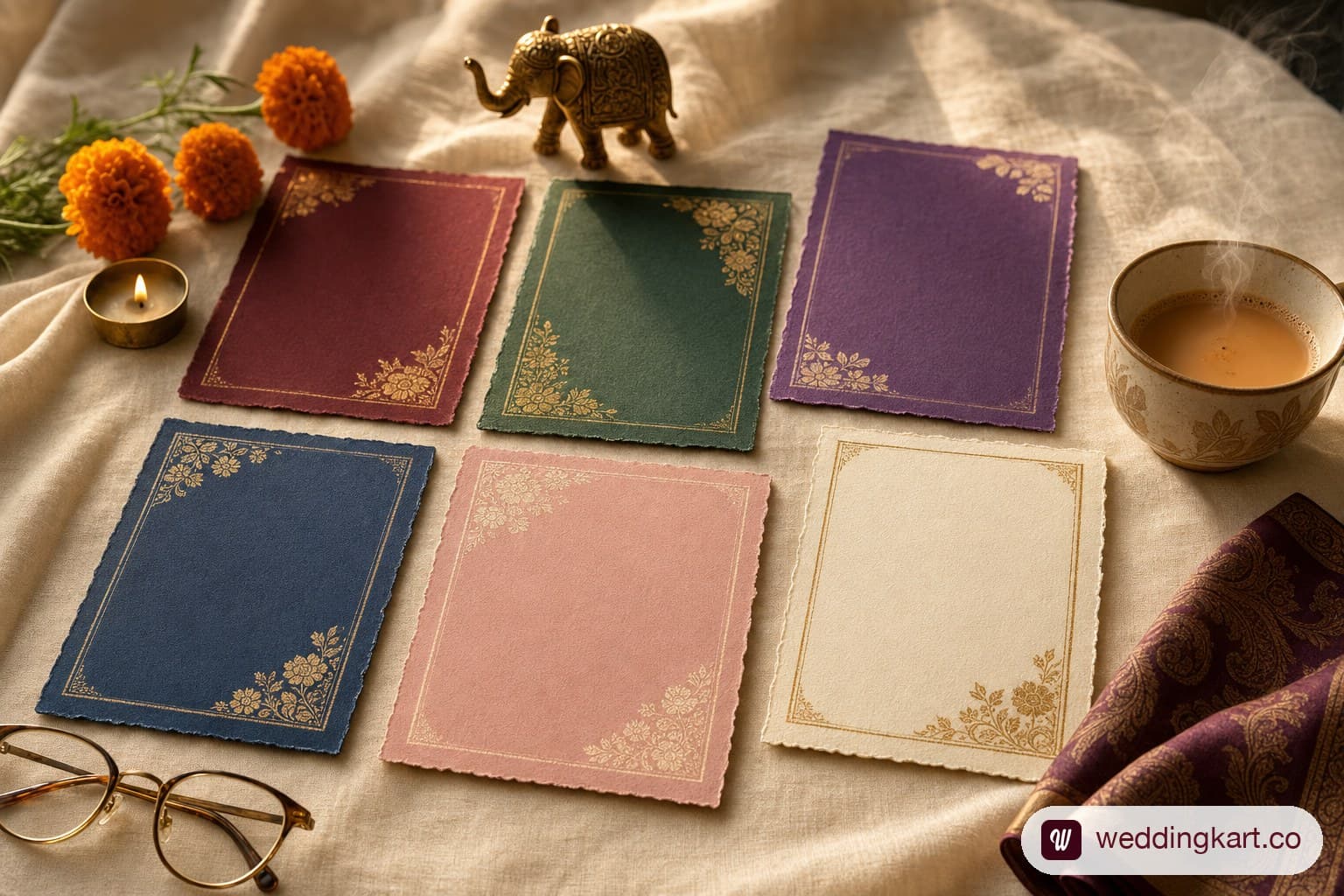 Composite illustration of niche Indian matrimony platforms - profile cards for premium, alumni, and concierge matchmaking services